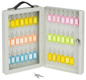 SR TAIWAN ’40 Keys’ Wall-Mount Key Lock with Iron Key Holder Price in ...