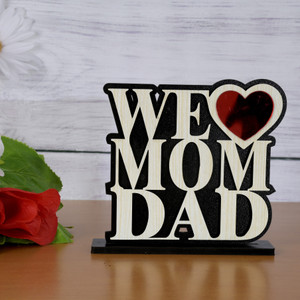AVTEJRA We Love mom Dad Happy Anniversary gifts for Mummy Papa ...