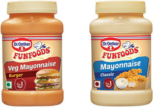 FUNFOODS by Dr. Oetker VEG. MAYONNAISE BURGER + CLASSIC(EGG) Price in ...