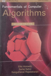 Fundamentals Of Computer Algorithms: Buy Fundamentals Of Computer ...