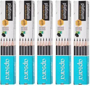 Apsara Platinum Extra Dark Crayons 1 Pack de 10 Crayons