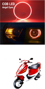 PECUNIA 70mm COB Led Angel Eyes Headlight Halo Ring Warning Lamp x386 ...
