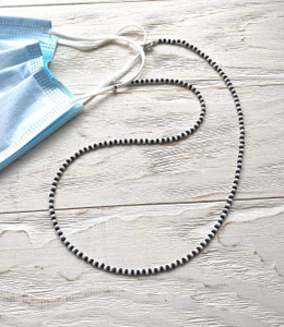 Rameja Mask Chain and Necklace Face Mask Saver 24 inch Beads Mother of ...
