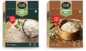 Arborio Rice India Future Foods Risotto Rice Arborio Rice & Thai Jasmine Rice - 500 gm ...