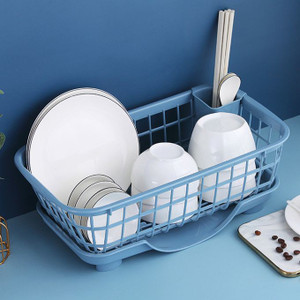 AEXONIZ TOYS Dish Drainer Kitchen Rack Plastic 3 in 1 Drying Rack ...