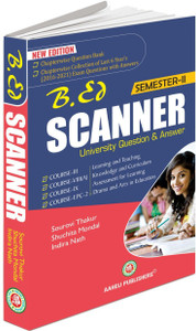 B.Ed Scanner Semester - II (English Version) New Edition - 2022: Buy B ...