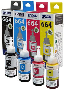 T6643 Color OG Epson Ink All Colors (T6641-B,T6642-C,T6643-M,T6644-Y) 70 Ml Each ...