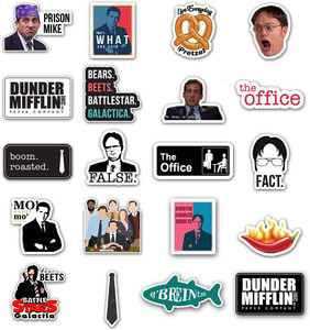Aapki Marzi 6.35 cm The Office Sticker Decals - Pack of 20 Self ...