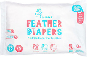 R for Rabbit Feather Diaper Pants Size S Sample Pack 3 - S - Buy 3 R ...