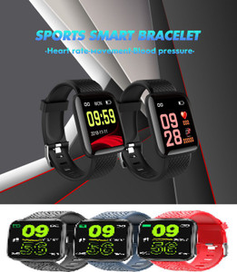 Bymaya JQ12-ID116 PRO MAX STEP TRACKER SLEEP TRACKER SMART WATCH BLACK ...