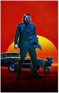 Keanu Reeves Big Size Flex Poster For Room MD-4002 Photographic Paper ...