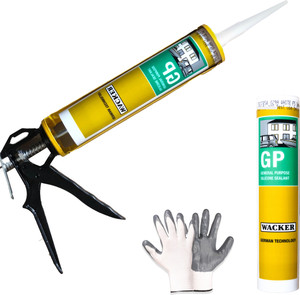 Buildingshop X Wacker GP Silicon Glue Sealant and Windows Gap, Tiles ...