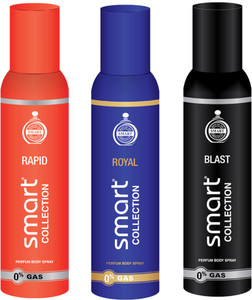 smart collection Rapid + Royal + Blast Perfume Body Spray - For Men ...
