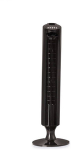BMS Lifestyle Oscillating Slim Tower Fan with 3-Speed Remote Control ...