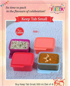 Tupperware Utility Container TUPPERWARE Polypropylene Utility Container - 500 ml Price in India ...