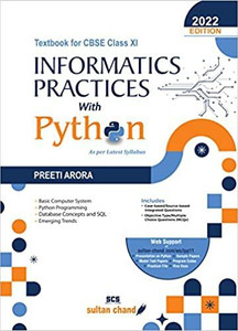 CBSE Textbook Of Information Practices With Python Class 11 (2022-23 ...