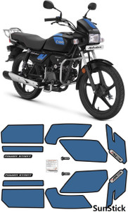 Splendor Plus Xtec Blue Sticker SunStick Sticker & Decal for Bike Price in India - Buy SunStick Sticker ...