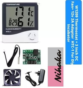 NIHAKA W 1209 Digital Temperature Controller+ HTC-1 for DIY Incubator ...