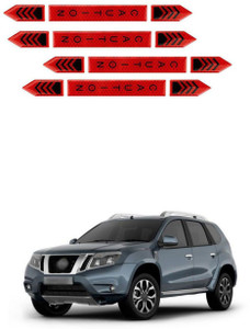 IDENUONA 6pc Auto Door Open Reflective Warning Stickers – Yellow, Universal Car Safety Decals