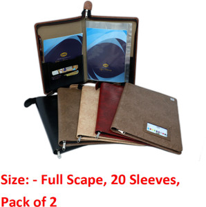 Flipkart.com | SAGA Leather Full Scape 20 Leaf's Executive Organizer ...