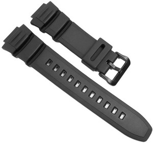 OliBoPo Waterproof Natural Resin Replacement Watch Band for Casio MCW-100H/W -S220/HDD-S100 (White