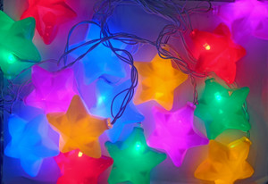 Home Harmony 16 LEDs 4 m Multicolor Steady Star Rice Lights Price in ...