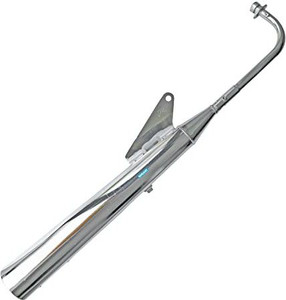 nikavi SLCP09 Silencer Compatible For Hero Splendor Y2K (Chrome) Hero ...