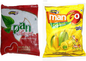 Pan Rasiya Cintu Pan Rasiya & Double Mango Candies (Pack OF 2 ) pan & mango Candy ...