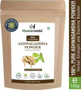 Humanveda Ashwagandha Powder for Stamina & Energy, 100g Price in India ...