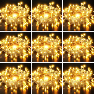 BENHEK 64 LEDs 12 m Yellow Steady String Rice Lights Price in India ...