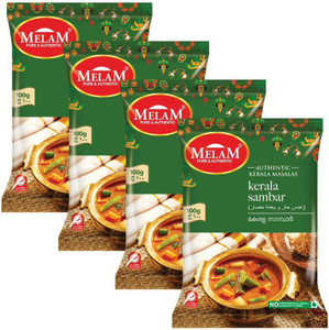 Melam Kerala Sambar Powder Pack Of 4 100g Each 100 G Price In