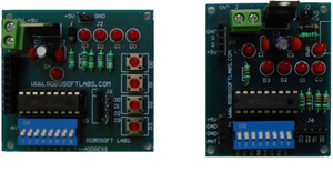 Robosoft Labs RF Encoder Decoder board with HT12E , HT12D IC and ...