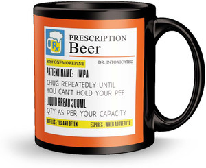 Posterchacha Prescription Beer For Patient Name Impa For Gift And Self ...