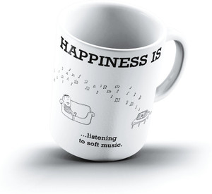 Ucard Happiness Is1603 Bone China, Ceramic, Porcelain Coffee Mug Price ...