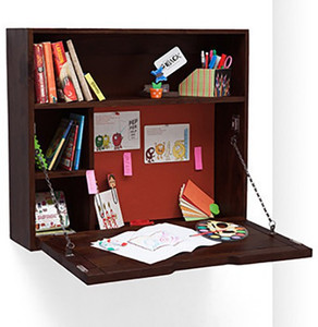 Urban Ladder Fleming Folding Solid Wood Study Table Price in India ...