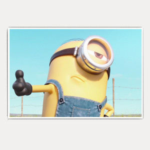 The Minions Don’T Care (18x12) Paper Print - Abstract posters in India ...