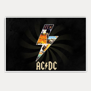 Ac Dc Fan Art King Size Poster Paper Print - Abstract posters in India ...