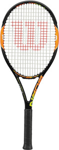 WILSON BURN 100 TEAM Black, Orange Unstrung Tennis Racquet - Buy WILSON ...