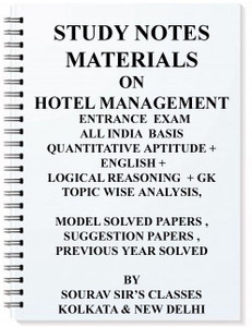 Study Notes Materials Hotel Management Entrance Exam Quant+ Lr +di ...