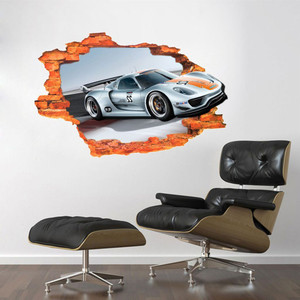 Impression Wall 40 cm Impression Wall Racing Car Sticker Sticker Price ...