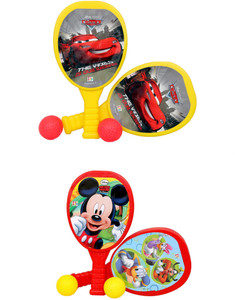 DISNEY Combo of Mickey and Pixar Cars Beach Racket Set Badminton ...