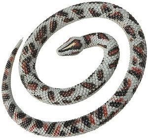 CJ CHILDREN Realistic Rubber Snake Python Rock - Brown (26-Inch ...