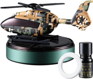 AutoRight Army Style Solar Powered Car Perfume Helicopter Air Freshener ...