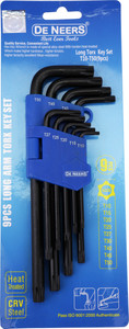 De Neers 9 Pcs Allen Key Set Torx Allen Key Set Price in India - Buy De ...