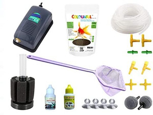 colourful Oxygen Air Pump/Motor Beginners Kit for Fish Tanks (Set of 1 ...