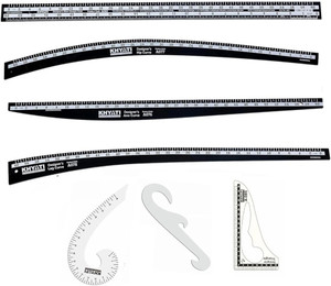Qroof Tailoring Material for Tailoring Kit , Measuring Scale , Set of 8 ...