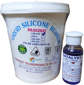 silcozest LSR-210 Liquid Silicone Rubber with Slow Catalyst (1 Kg ...