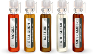 Abu Haami Organic Attar Collection Trial Pack Set of 5 Attar for Men ...