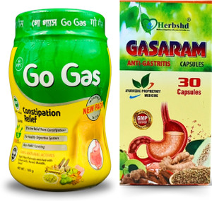 Gas Powder HERBSHD Gasaram Capsule & Go Gas Powder | Constipation | Digestive ...