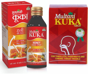 Multani Kuka Tablet & Kuka Honey Cough Syrup Combo - (100 Tab + 100ml ...